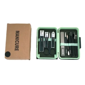 Stainless Steel 12 in 1 Nail Clippers & Cuticle Set for Manicure/Pedicure 12Pcs Promotion Gift