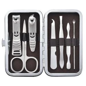 Stainless Steel 7 in 1 Nail Clippers Set Nail Cutters Nail Scissors Set