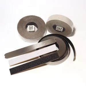 Stainless Steel Base Nail File Refillable Sandpaper Sleeve Roll Replaceable Patches Self Adhesive Peel and Stick Nail File