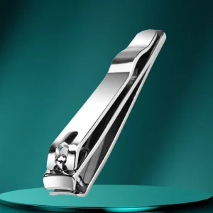 Stainless Steel Curved Blade Nail Clippers Wide Jaw Opening for Finger Toe Nails