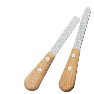 Stainless Steel Double Sided Ultra Thin Nail File Nail Grinding Tool Fingernails Pedicure Scrubbing Tool Sanding Strip Fine Sand