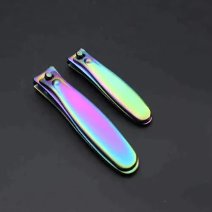 Stainless Steel Durable Rainbow Smooth Cutting Large Wide Jaw Ingrown Thick Nail Care Toenail Fingernail Trimming Nail Clippers