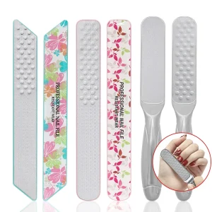 Stainless Steel Nail File Professional Pre treatment Polishing & Buffing Metal Abrasive Tool