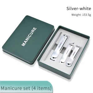 Stainless Steel Portable Utility Manicure Pedicure Set with Custom Logo Boxed Nail Clipper Kit