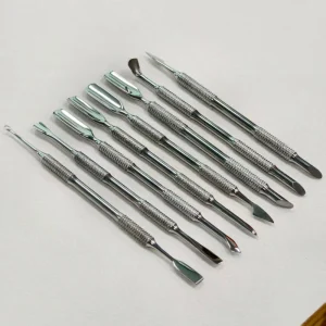 Stainless Steel Russian Style Cuticle Remover Double Ended Head Cuticle Pusher Nail Tool Nail Pusher for Cuticle