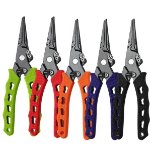 Stainless Steel Split Ring Fishing Pliers Tools Wire Cutter Plier Multifunction Wire Cutting Pliers