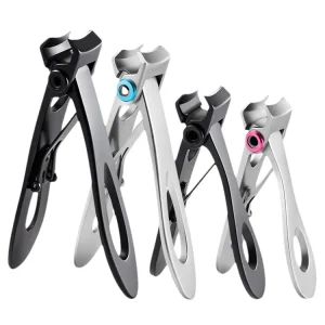 Stainless Steel Thick Nail Clippers for Tough Toenails or Fingernails Beauty Type Cutter Trimmer