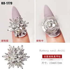 Stars Design Crystal Nail Art Rhinestones Nail Ornament Tassel Zircon Sparkles Alloy Nail Art Decoration Rivets