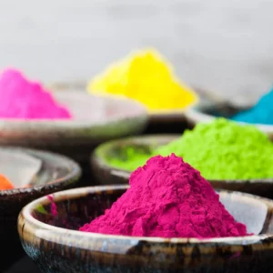 Stock Available Fluorescent Pigment Powder Coating Thermosetting Neon Color Spray Paint Powder Coating