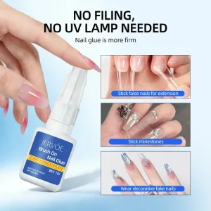 Strong Adhesion Long lasting Liquid Fast Drying Nail Glue for Nail Art and False Nail Tips