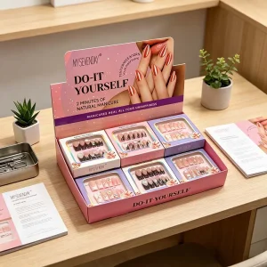 Stylish and Exquisite French Soft Gel Nail Art Set (144 Pieces) with Various Styles of Artificial Nails to Choose From and Match