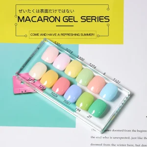 Summer Spring Macaron Nail Gel Polish 18 Color Set Candy Colors Long Lasting French Designer Style LED For DIY Nail Salons