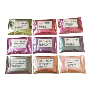 Super Chameleon Effect Pearl Powder Pigment Red Chameleon Pigment Blue Multichrome Pigment for Auto Watercolor Paints