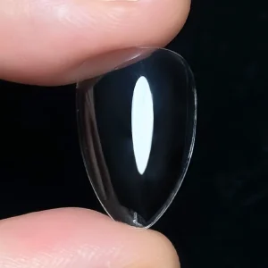 Super Clear Artificial Nails Soft Gel Nail Extension Tips With Packing Bag Transparent Almond Gel Nail Extension
