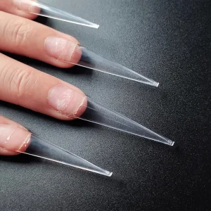 Super Stiletto Square Clear Nail Tips Acrylic False Tips