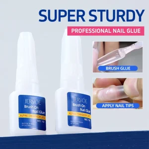 Super Strong Long Lasting Liquid Fast Drying 10 ml Press on Nail Glue for Nail Art Painting