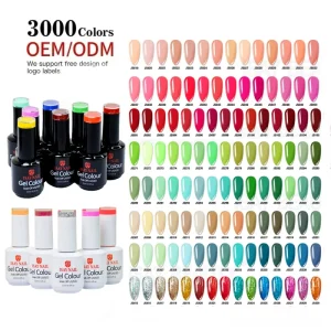 Supplies Soak Off Oem Nails Salon Kit Color Set Private Label Logo Nail Art UV Gel Polish