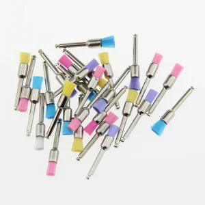 TA024 Colorful Flat Nylon Dental Prophy Brush, Polishing Brush