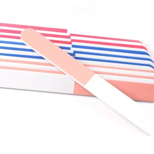 TSZS Factory Good Price Shining Nail Polish File 3 Sided Nail Buffer for Salon 3 Way Sponge Nails Buffer Straight Shape