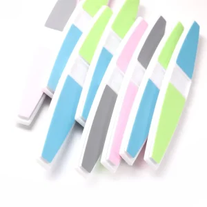 TSZS High Quality Four Way Nail Polish File Nail Polishing with File Sand Paper Handle Nails Polish File for Salon