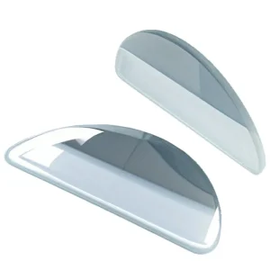 Tamax Semi-Circular Buffer Crystal Glass Nail File 100/180 Grit for Smooth Shiny Salon & DIY Manicure Tool NAD121