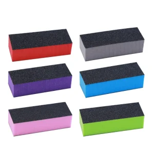 Thick Sponge Double Sided Portable Durable Customizable Cute Nail Files Mini Nail Buffer for Nail Polishing