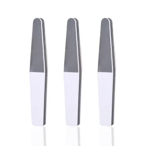 Three Sided Emery Boards Double Side Nail Buffer Blocks for Natural Nails Nail Polishing File Made of Durable Sponge Material