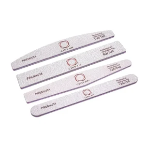 Top Quality Japanese White Zebra 80 320 Premium Washable File Japanese Zebra File Custom Logo Printed Nail Files