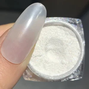 Translucent Pearl DIY Nail Magic Mirror Glitter Aurora Fairy Pearlescent Pigment Acrylic Powder Nail Accessories