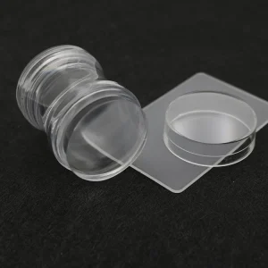 Transparent Silicone Nail Art Stamper Set Manicure Christmas DIY Nail Art Image Stencil Nails Tool Clear Jelly Stamping Tool