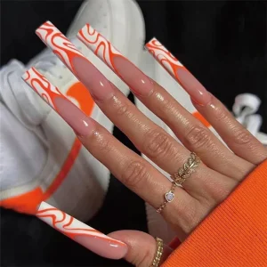 Trendy Style Customise Press on Nails French Press Nails Artificial Fingernails