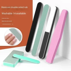 Two sided Abrasive Nail File Buffer Block Shiny Buffer Tool for Nail Polish and Buffer Tools