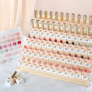 UR SUGAR Newest 15ml Nude Jelly Gel Nail Polish Nail Supplies Private Label Semi Transparent UV Gel Nails Art Varnish