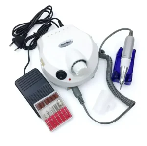 US 202 Nail Master Electric Nail Drill Machine Classical Model for Gel Polish Removal Strong Durable Plastic Construction
