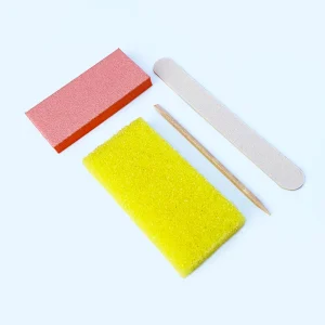 US Free Shipping 800Kits Carton Professional Nail Tools Disposable 4Pcs Manicure Manucure Kit Pedicure Set for Nail Beauty Salon