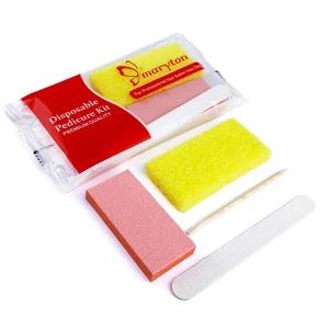 USA Free Shipping 800Sets Carton Professional Nail Care 4 Pcs Manicure Pedicure Kit Set for Nail Beauty Salon