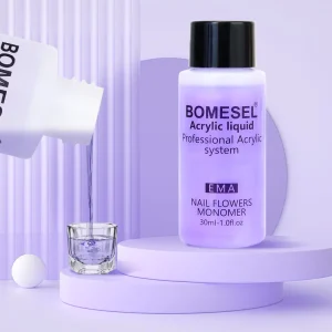 UV Gel Acrylic Nail Extension Liquid Professional 30ml Fast-Curing Monomer DIY Luxury High Quality Purple Eco-Friendly