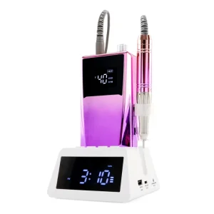 Ultra Fast 40000RPM Coreless 65W Nail Drill Machine Cordless Efile Lightweight Powerful Nail Art Tool for DIY Professionals