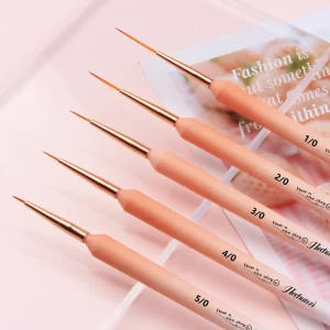 Ultra Fine Nail Liner Brush New Design Handle Nails Art Liner Supplies for Professionals Nail Brush Set