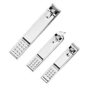 Ultra Sharp Steel Adult Finger Nail Clippers Set Sturdy Slant Edge Manicure Tool for Toes Nail Trimming