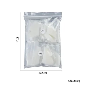 Ultra Thin Soft Luxury Unisex Square Pattern Plastic Full Cover False Nails 500pcs Bag Lightweight Long Press Nail Tips Glue