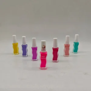 Unique Wave Shaped Water Based Kids Nail Polish High Pigment Vegan Non Toxic Peelable Eco Friendly Fast Drying Long Lasting