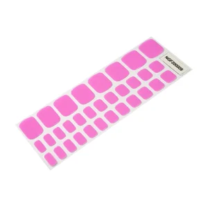 Uv Gel Sell Non Toxic New Semi Cured Wraps for Pedicure New Styles Toe Nail Gel Stickers With Uv Lamp