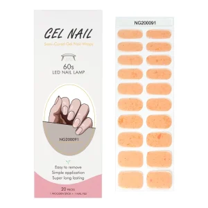 Uv Gel Sell Sell Non Toxic New Semi Cured Gel Strips Shanghai Colorful Designs Gel Nail Polish Wraps