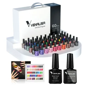 VIP12345 Kit Acrylic UV Nail Gel Polish Learner OEM Whole Set 60 Color Gel Nail Polish Private Label Enameles Varnish