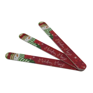 VW SNF 006 Double Side Mini Nail File Plastic and EVA Manicure Tools with Emery Promotional Nail Buffer and Shiner Files
