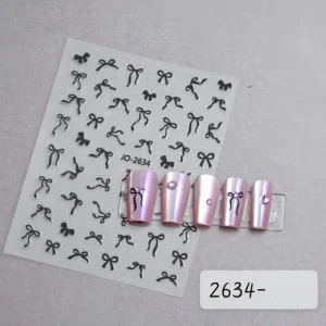 Valentine’s Day Heart Nail Art Stickers Butterfly Nail Art Sticker Self Adhesive Nail Art Sticker Decals Decoration