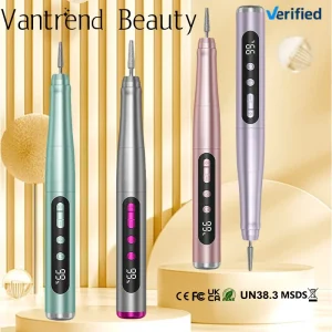 Vantrend Beauty Professional Portable Rechargeable Electric Nail Drill Cordless Nail Drill Machine Manicure Tool Engraving Pen