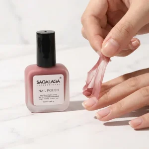 Vegan Halal Breathable Peel Off Nail Polish Water Based Non Toxic Nail Polish for Kids & Pregnancy Odorless Air Dry No UV Lamp