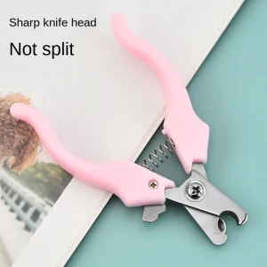 Wakeani Stainless Steel PP Simple Dog and Cat Nail Clippers Eco friendly Portable Nail Cutter Set for Pet Grooming Supplies